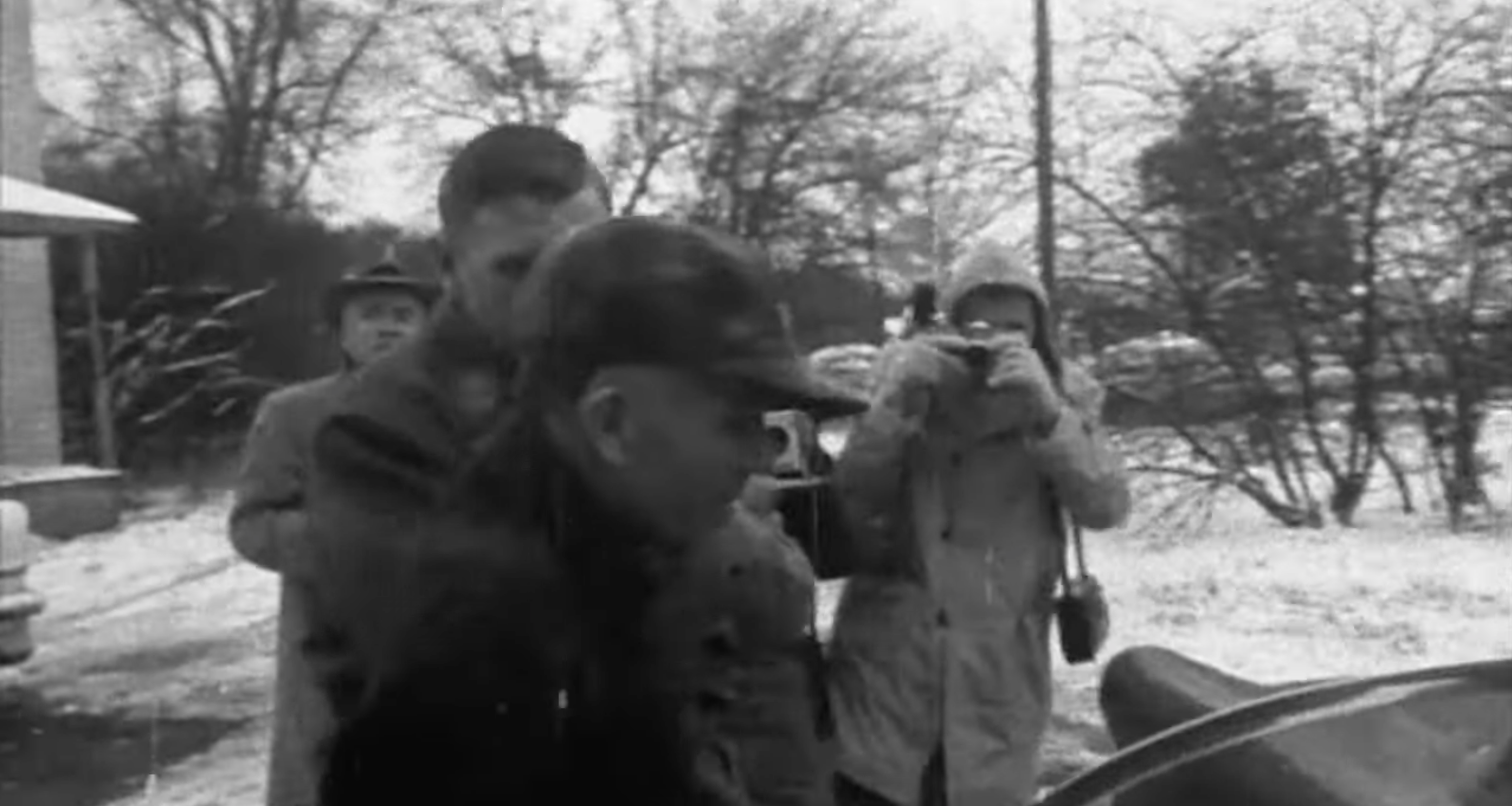 Ed Gein getting arrested