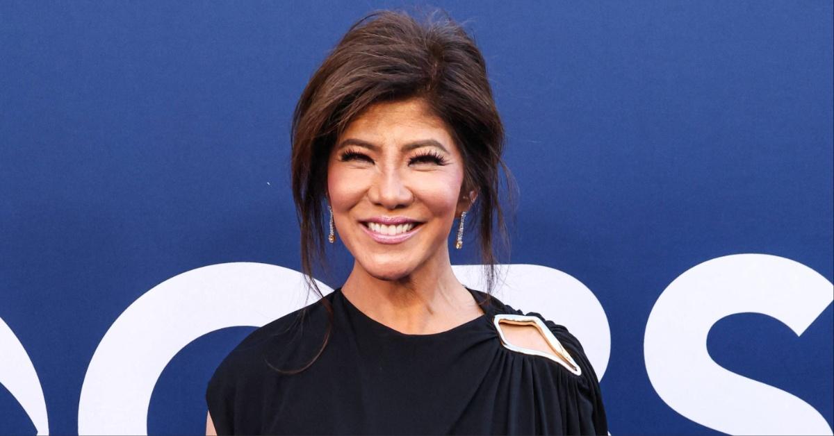 Julie Chen Moonves from "Big Brother" on the Red Carpet in Los Angeles. 