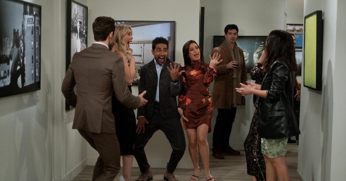 Charlie (Tom Ainsley), Sophie (Hilary Duff), Sid (Suraj Sharma), Hannah (Ashley Reyes), and Valentina (Francia Raisa), 'How I Met Your Father'