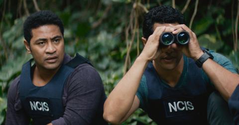 Beulah Koale (L) on 'NCIS: Hawai'i'