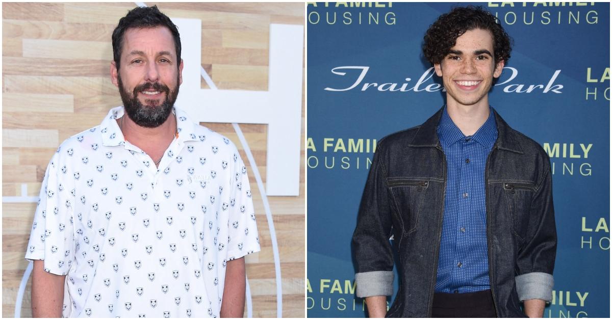 Adam Sandler and Cameron Boyce