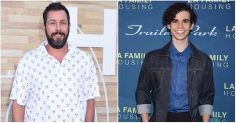 Adam Sandler and Cameron Boyce