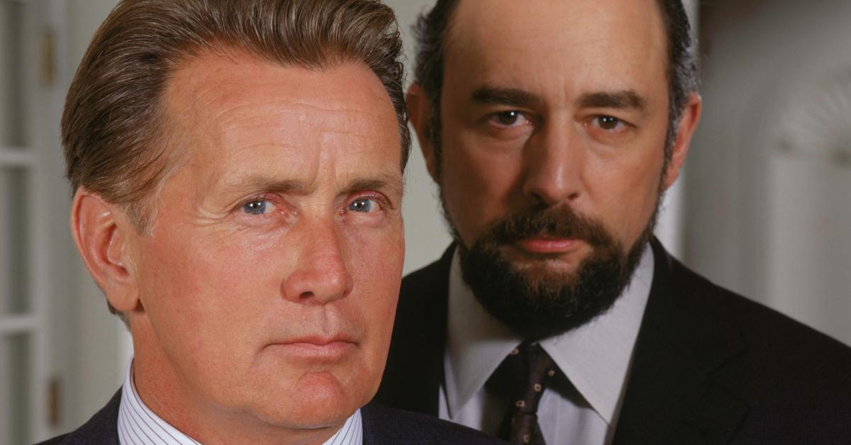 Martin Sheen as President Bartlet and Richard Schiff as Toby Ziegler