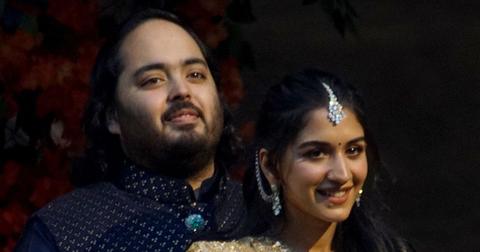 Anant Ambani and Radhika Merchant celebrate their engagement ceremony