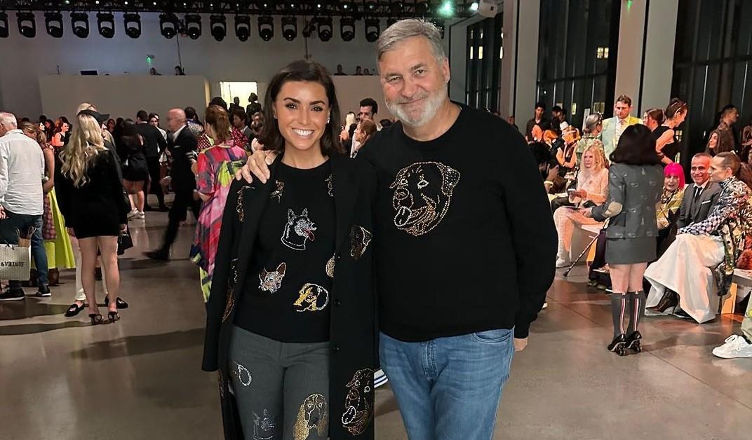 Bronwyn Newport and her husband, Robert Todd Bradley standing together