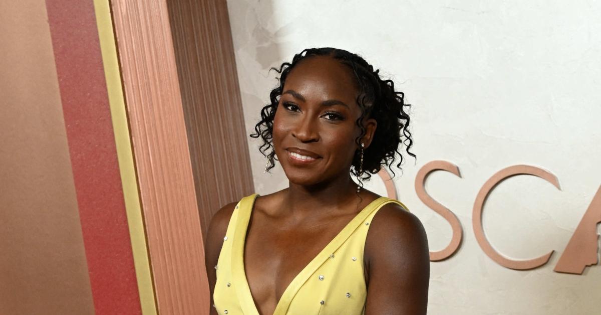 Coco Gauff at the 2025 Oscars