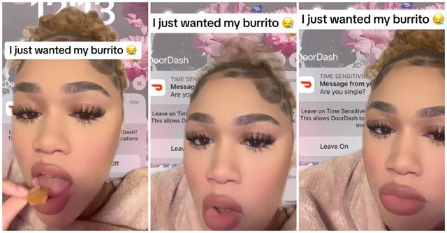 A woman describes how a DoorDash driver hit on her after the delivery