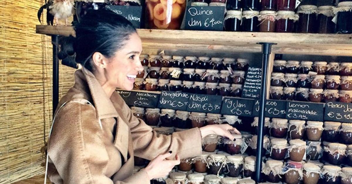 Meghan Markle being featured on her lifestyle blog, The Tig