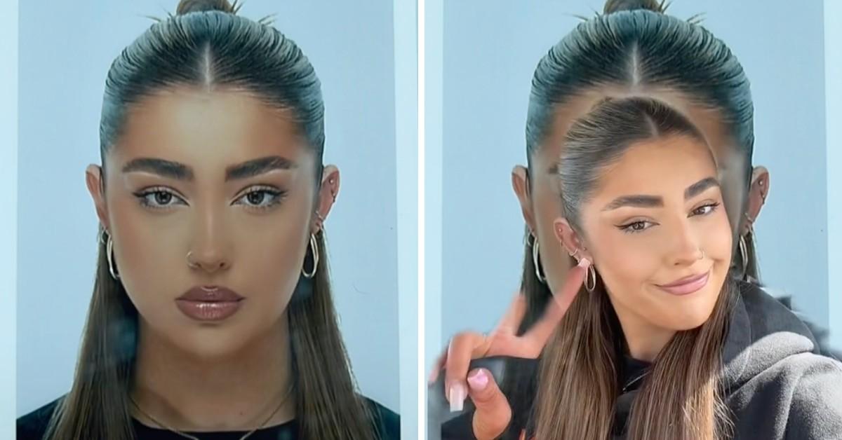 How to Do Your Makeup With TikTok's Dot Contouring Filter