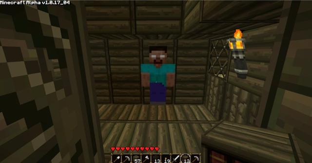Herobrine in 'Minecraft'