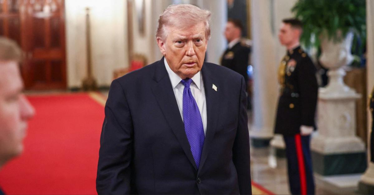 Donald Trump at the White House.