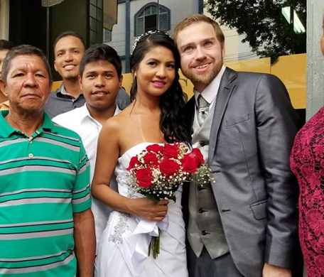 paul and karine on  day fiance still married