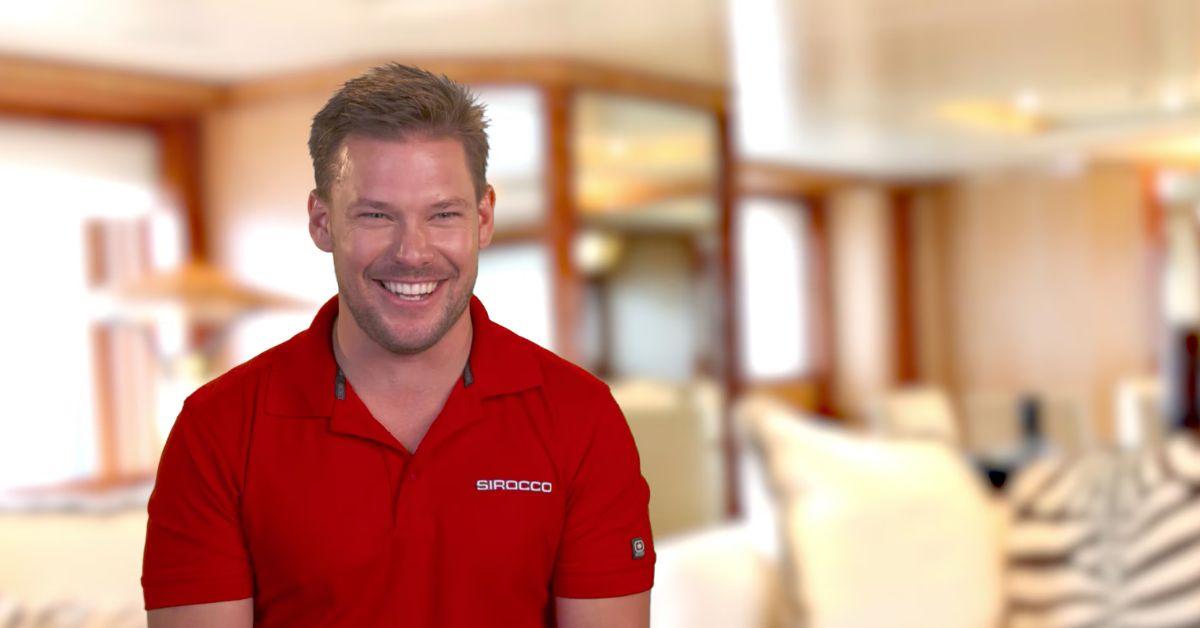 Joao Franco smiling during a confessional on 'Below Deck Down Under'