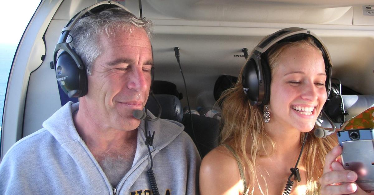 Jeffrey Epstein with one of his accusers