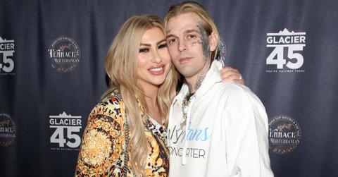 Melanie Martin and Aaron Carter in February 2022