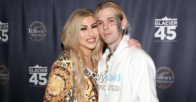 Melanie Martin and Aaron Carter in February 2022