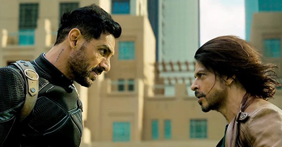 John Abraham and Shah Rukh Khan in 'Pathaan'