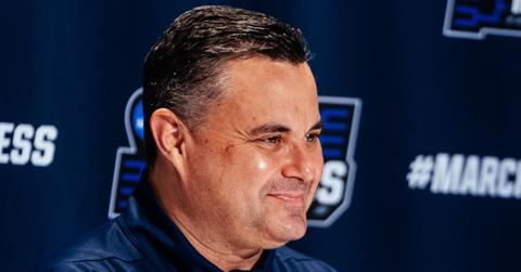 Sean Miller at a Xavier press conference.