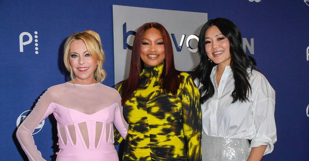 Sutton Stracke, Garcelle Beauvais, and Crystal Kung Minkoff attend BravoCon 2023