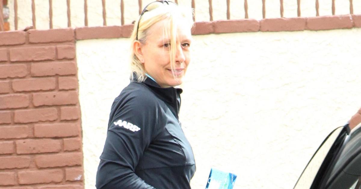 Martina Navratilova walking to her car