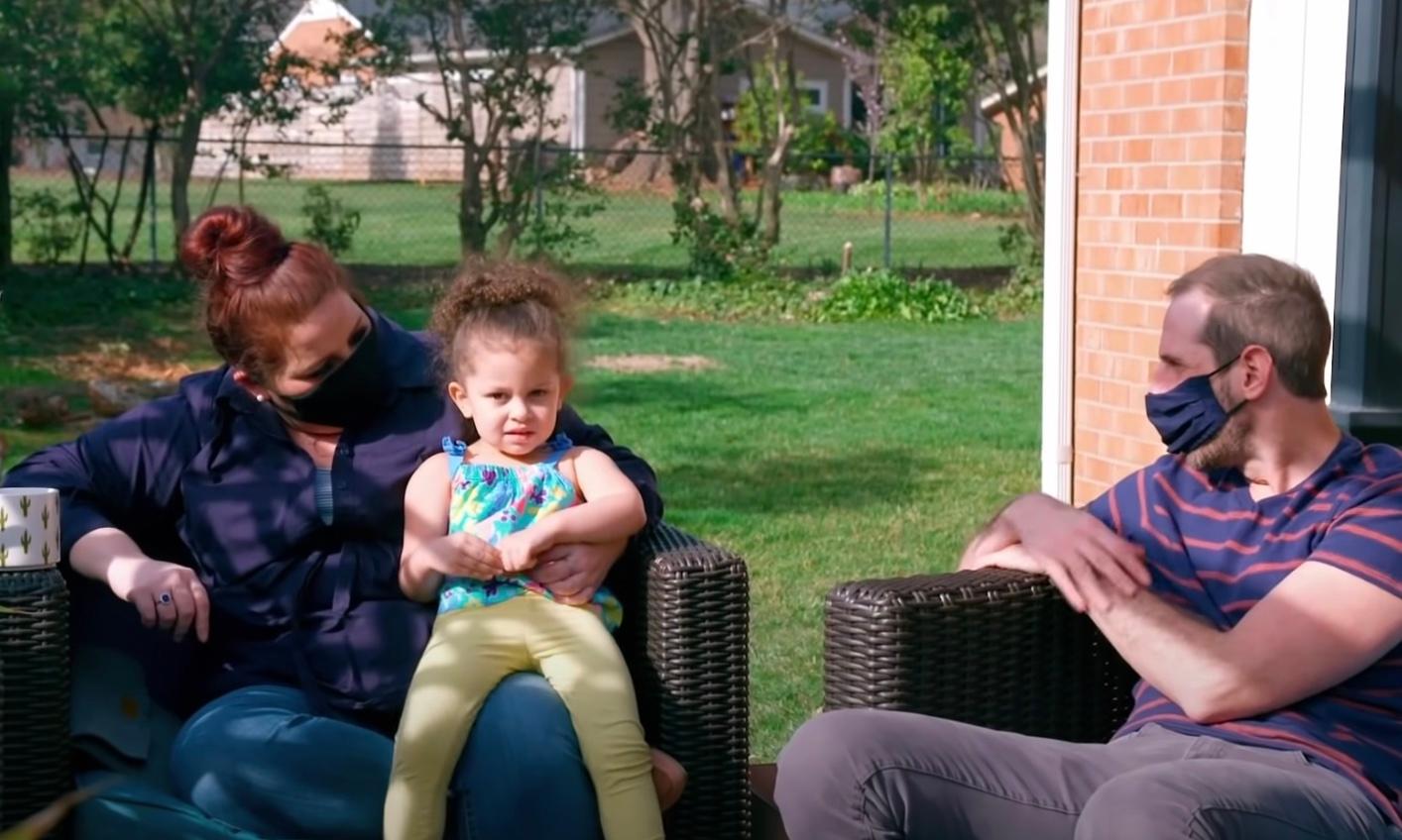 Ashley Baynes, her daughter Harper, and Todd Beasley