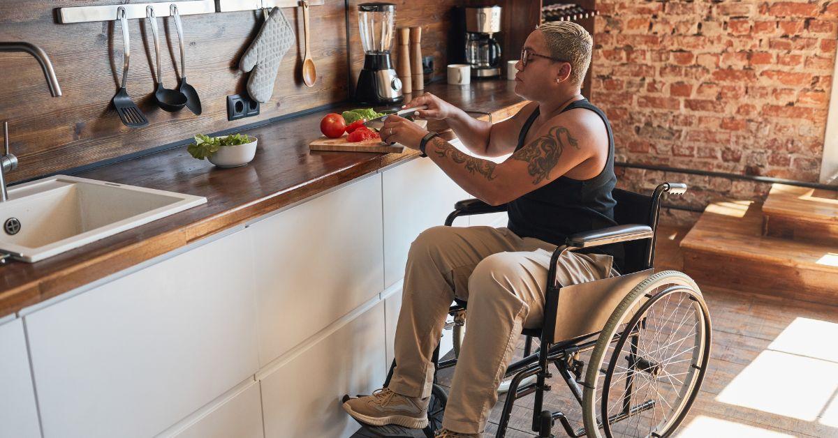 person in wheelchair