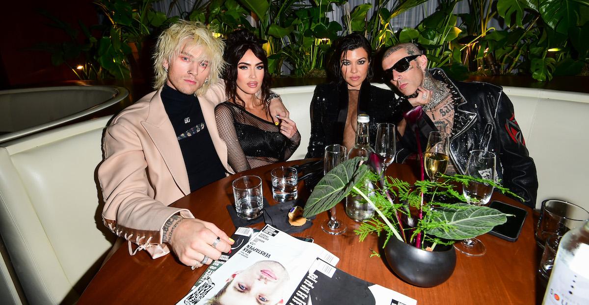 travis barker kourtney machine gun kelly megan fox