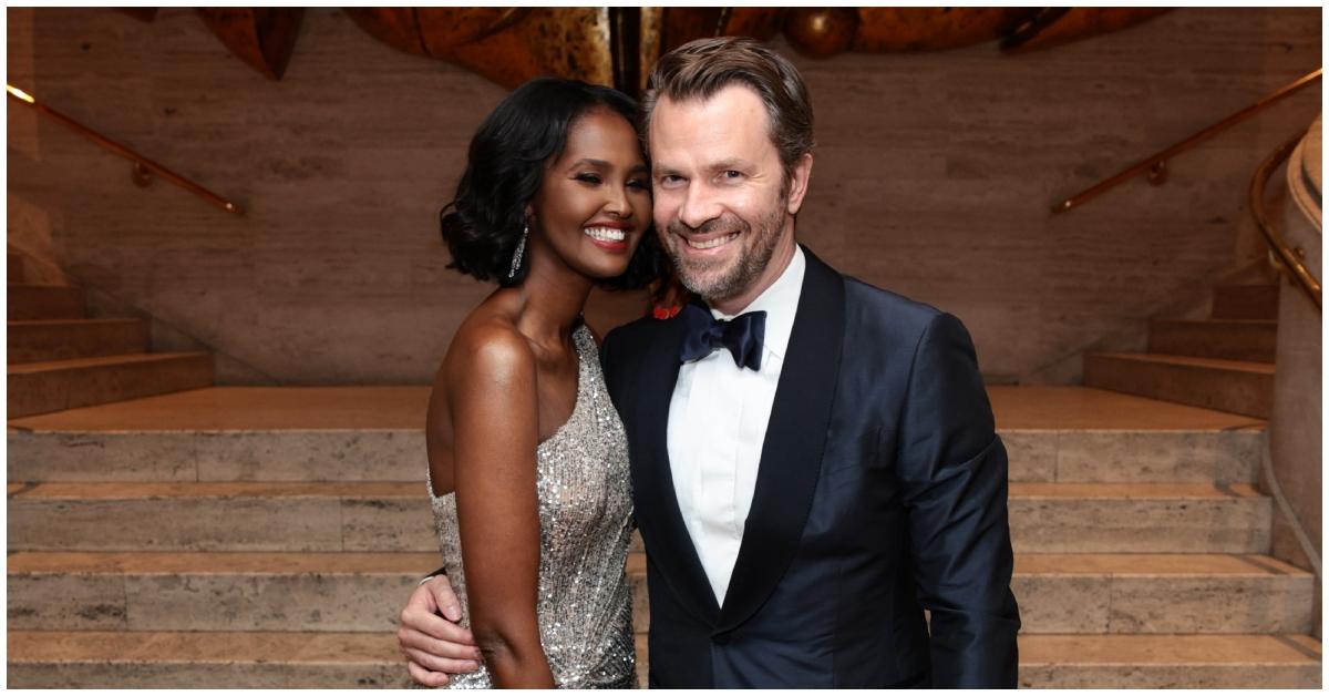 (l-r): Ubah Hassan and Oliver Daschel attend the 2023 American Ballet Theatre Fall Gala.