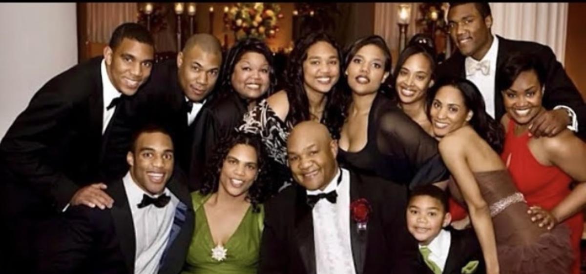 George Foreman and family.