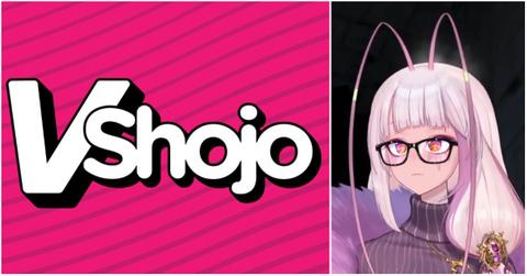 VShojo logo and Matara Kan