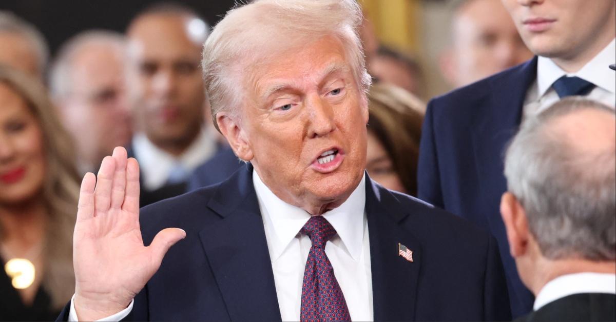 Donald Trump is sworn in as the 47th POTUS.