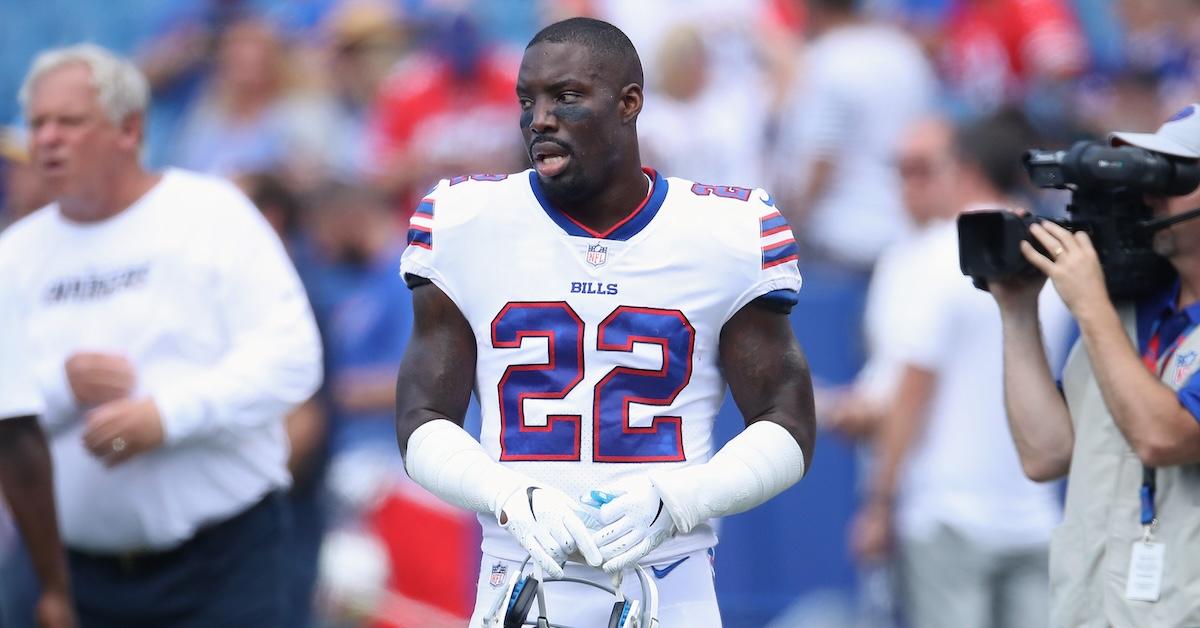 Vontae Davis during the Bills-Chargers game before he quit