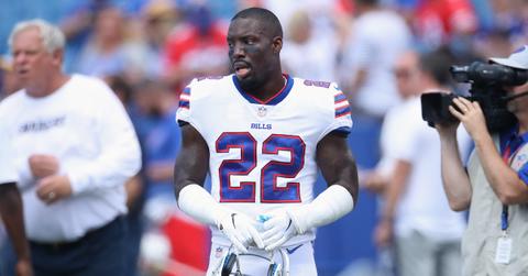 Vontae Davis during the Bills-Chargers game before he quit