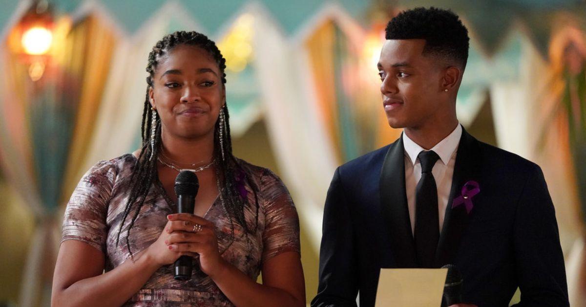 (l-r): Simone Joy Jones as Lisa and Jabari Banks as Will 'Bel-Air' Season 1