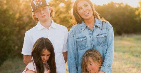 Bristol Palin with son Tripp and daughters Sailor and Atlee