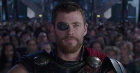 Thor at the end of 'Thor: Ragnarok'