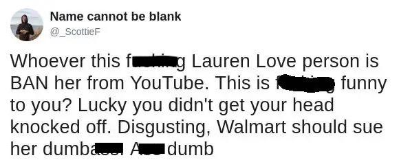 lauren love walmart prank