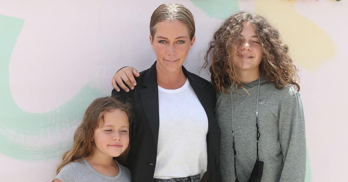 Kendra with her two children