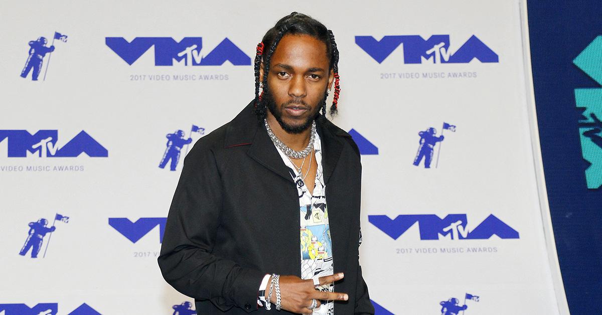 Kendrick Lamar at the 2017 VMAs. 