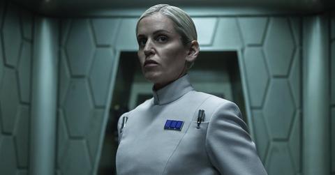 Andor still featuring Dedra Meero center frame