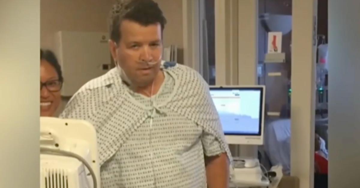 Former Fox News anchor Neil Cavuto after open-heart surgery.