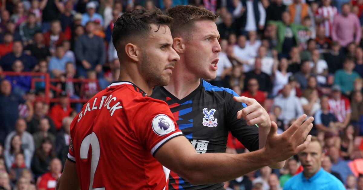 George Baldock and James McCarthy in August 2019.