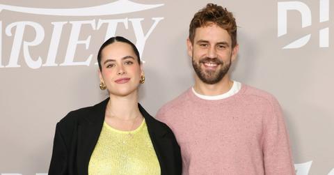 Natalie Joy and Nick Viall attend 2023 Variety's Women Of Reality TV