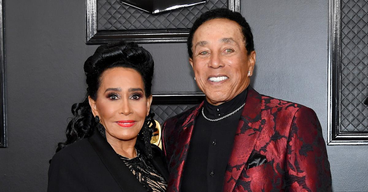 Frances Glandney and Smokey Robinson