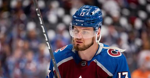 Valeri Nichushkin during a playoff game against the Dallas Stars