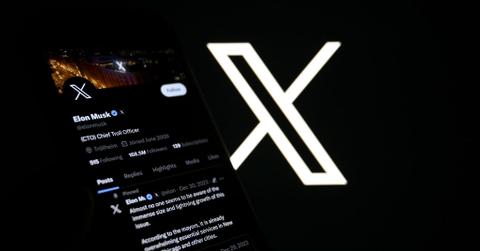 Elon Musk's Twitter (X) account