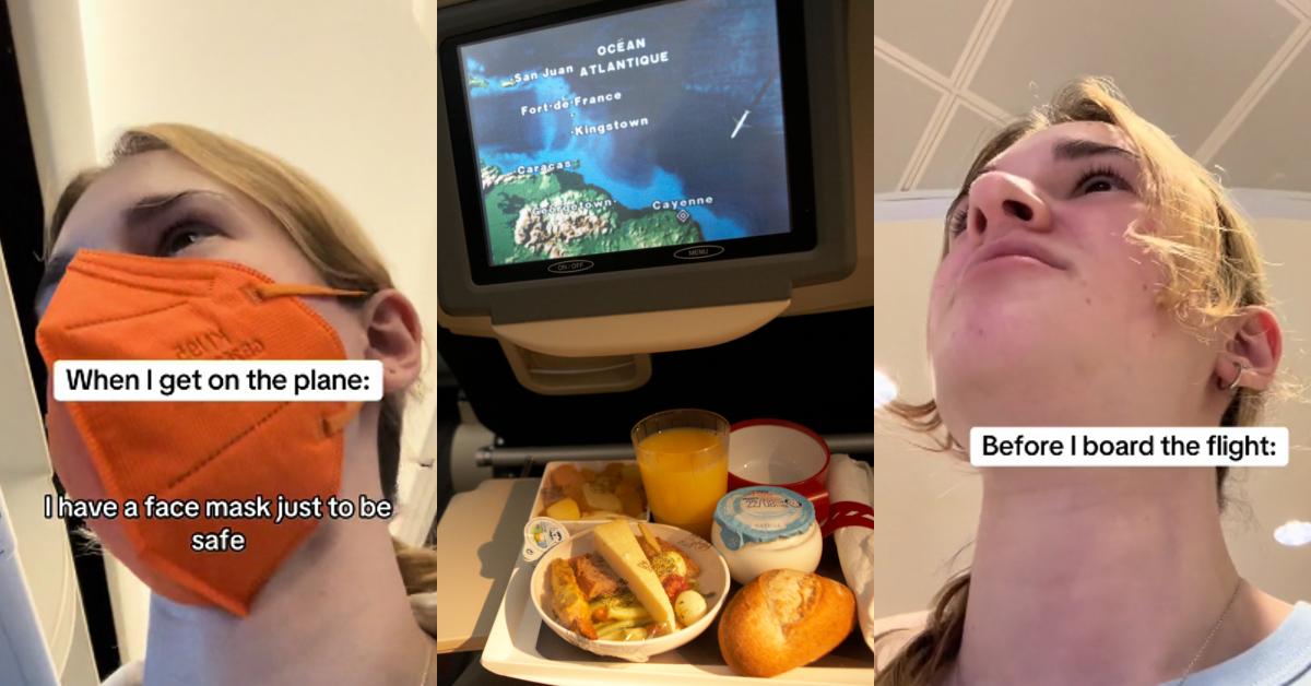 Woman With Severe Food Allergies Shows How She Boards Airplanes