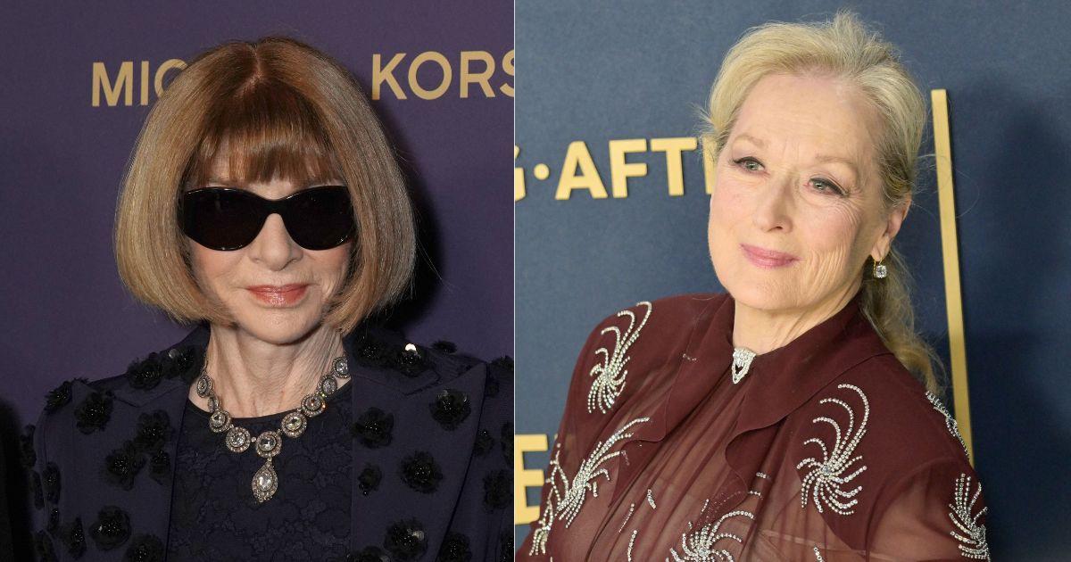 Anna Wintour and Meryl Streep