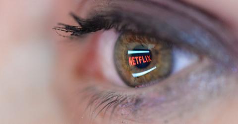 Eyeball with Netflix logo