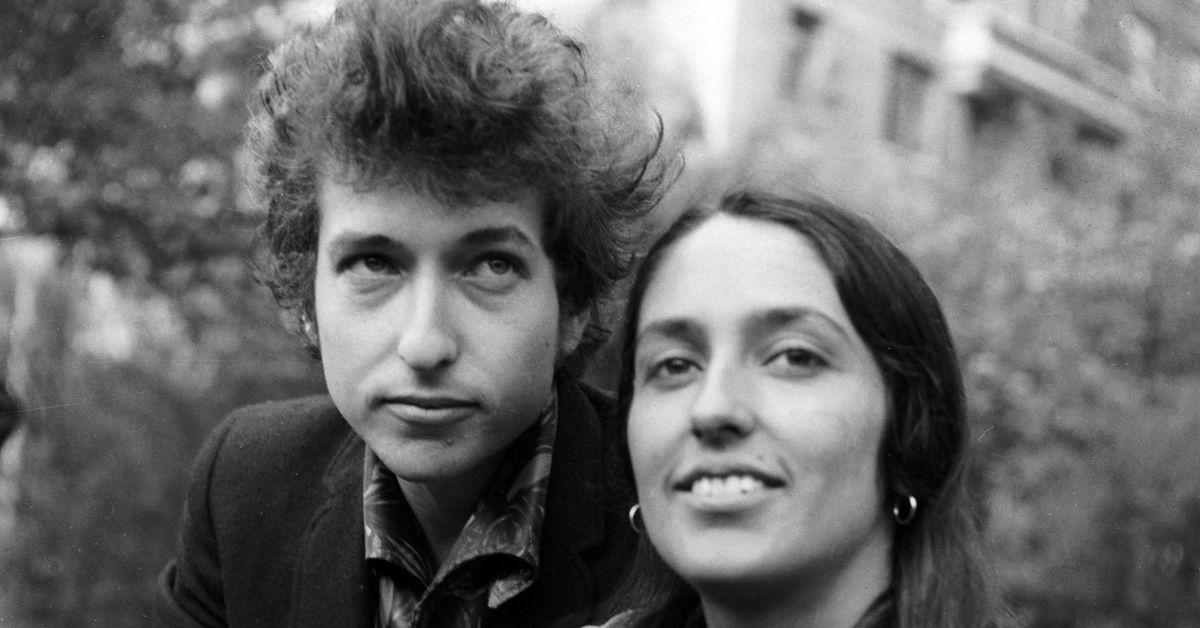 Bob Dylan and Joan Baez in 1965. 